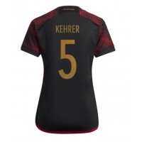 Billiga Tyskland Thilo Kehrer #5 Borta fotbollskläder Dam VM 2022 Kortärmad